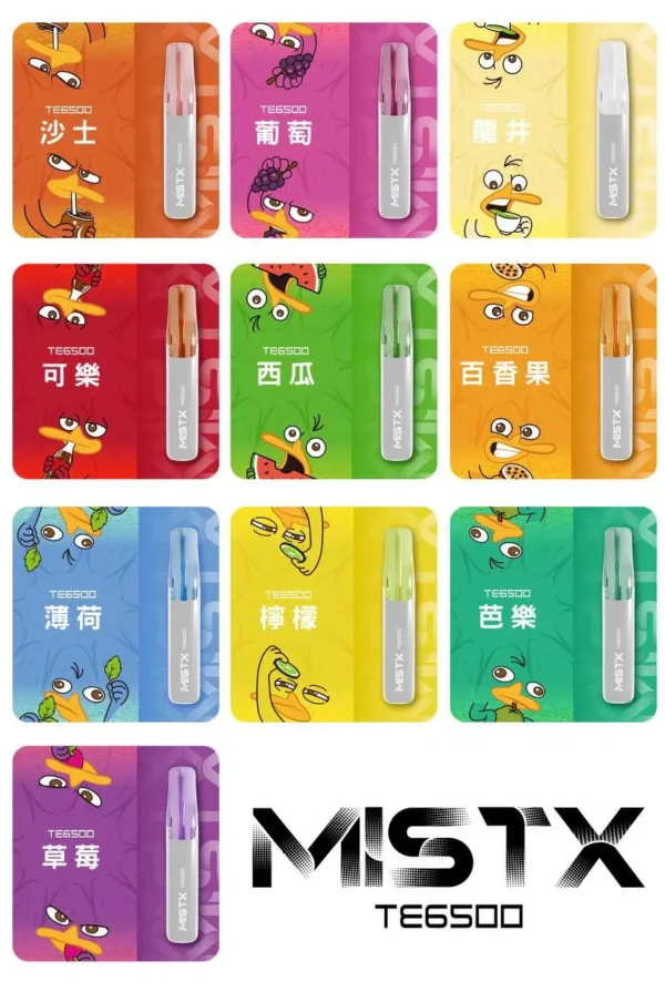 MIST X 鴨嘴獸拋棄式6500口 買十送一